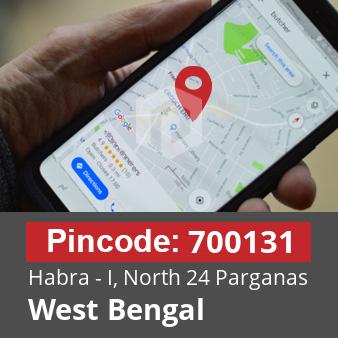 Pincode 700131 Habra - I, North 24 Parganas, West Bengal