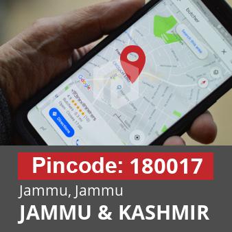 Pincode 180017 Jammu, Jammu, JAMMU & KASHMIR