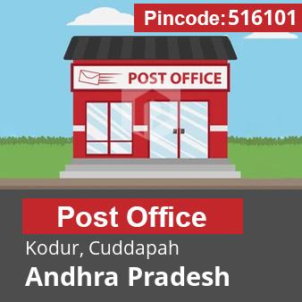 Pincode 516101 Postoffice Kodur, Cuddapah, Andhra Pradesh