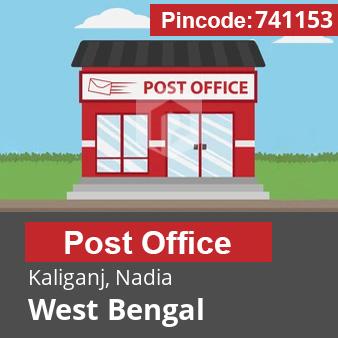 Pincode 741153 Postoffice Kaliganj, Nadia, West Bengal