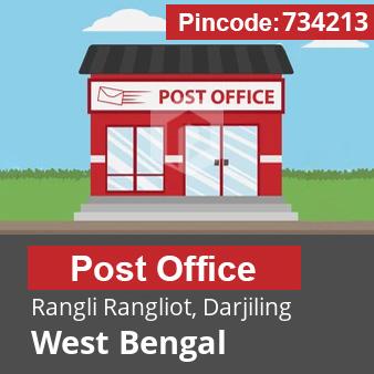 Pincode 734213 Postoffice Rangli Rangliot, Darjiling, West Bengal
