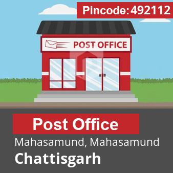 Pincode 492112 Postoffice Mahasamund, Mahasamund, Chattisgarh