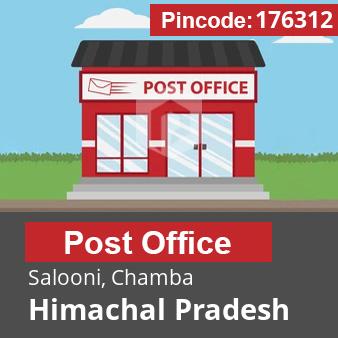 Pincode 176312 Postoffice Salooni, Chamba, Himachal Pradesh