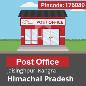 Pincode 176089 Postoffice Jaisinghpur, Kangra, Himachal Pradesh