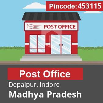 Pincode 453115 Postoffice Depalpur, Indore, Madhya Pradesh