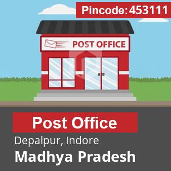 Pincode 453111 Postoffice Depalpur, Indore, Madhya Pradesh