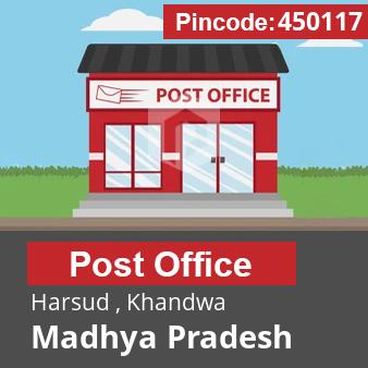 Pincode 450117 Postoffice Harsud , Khandwa, Madhya Pradesh