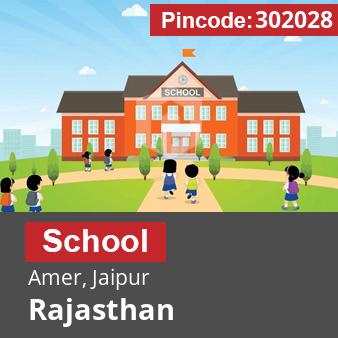 Pincode 302028 School Amer, Jaipur, Rajasthan