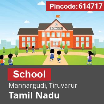 Pincode 614717 School Mannargudi, Tiruvarur, Tamil Nadu