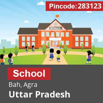 Pincode 283123 School Bah, Agra, Uttar Pradesh