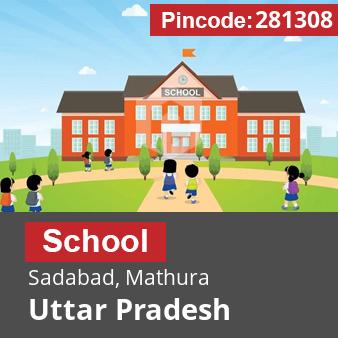 Pincode 281308 School Sadabad, Mathura, Uttar Pradesh