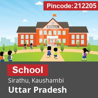 Pincode 212205 School Sirathu, Kaushambi, Uttar Pradesh