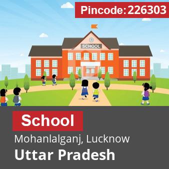 Pincode 226303 School Mohanlalganj, Lucknow, Uttar Pradesh