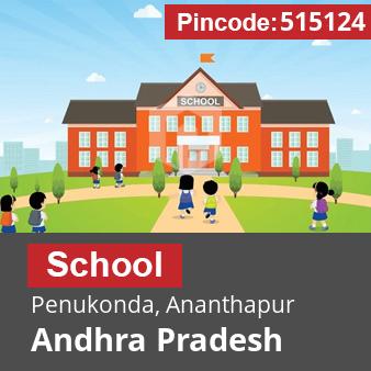 Pincode 515124 School Penukonda, Ananthapur, Andhra Pradesh