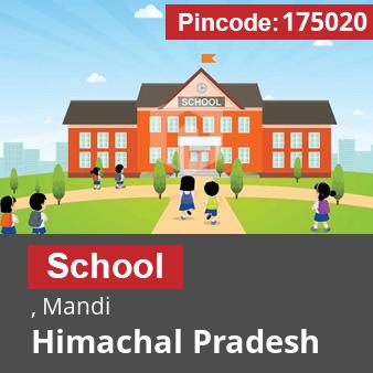 Pincode 175020 School , Mandi, Himachal Pradesh