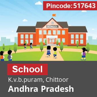 Pincode 517643 School K.v.b.puram, Chittoor, Andhra Pradesh