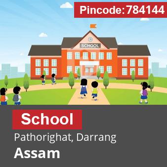 Pincode 784144 School Pathorighat, Darrang, Assam