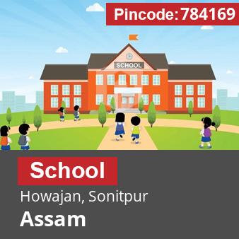 Pincode 784169 School Howajan, Sonitpur, Assam