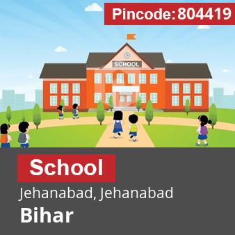 Pincode 804419 School Jehanabad, Jehanabad, Bihar