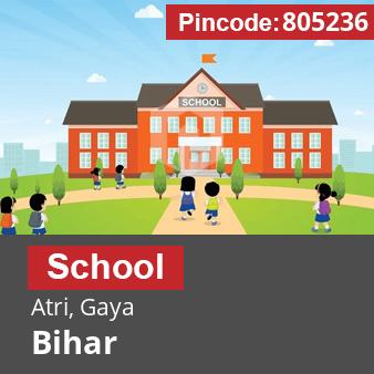 Pincode 805236 School Atri, Gaya, Bihar