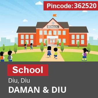 Pincode 362520 School Diu, Diu, DAMAN & DIU