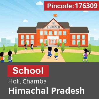 Pincode 176309 School Holi, Chamba, Himachal Pradesh