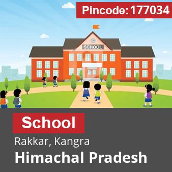 Pincode 177034 School Rakkar, Kangra, Himachal Pradesh