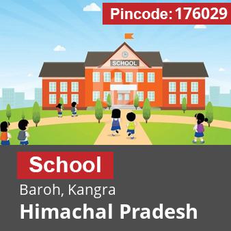 Pincode 176029 School Baroh, Kangra, Himachal Pradesh