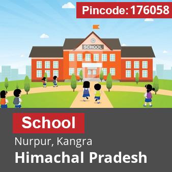 Pincode 176058 School Nurpur, Kangra, Himachal Pradesh