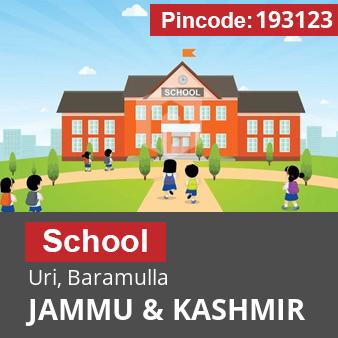 Pincode 193123 School Uri, Baramulla, JAMMU & KASHMIR