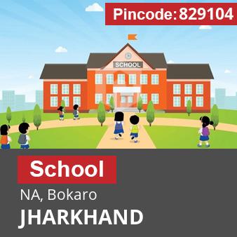 Pincode 829104 School NA, Bokaro, JHARKHAND