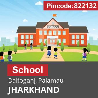 Pincode 822132 School Daltoganj, Palamau, JHARKHAND