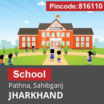 Pincode 816110 School Pathna, Sahibganj, JHARKHAND