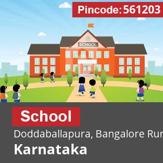 Pincode 561203 School Doddaballapura, Bangalore Rural, Karnataka