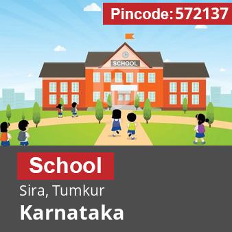 Pincode 572137 School Sira, Tumkur, Karnataka