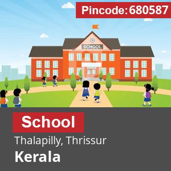 Pincode 680587 School Thalapilly, Thrissur, Kerala