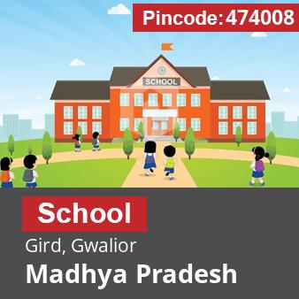 Pincode 474008 School Gird, Gwalior, Madhya Pradesh