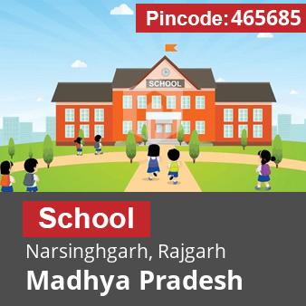 Pincode 465685 School Narsinghgarh, Rajgarh, Madhya Pradesh