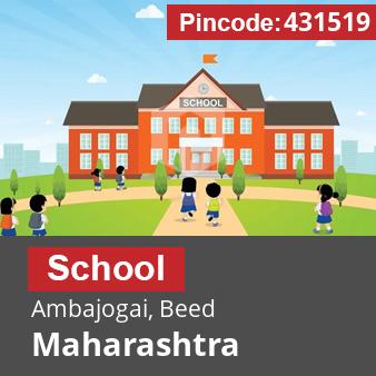 Pincode 431519 School Ambajogai, Beed, Maharashtra