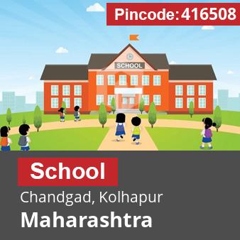 Pincode 416508 School Chandgad, Kolhapur, Maharashtra