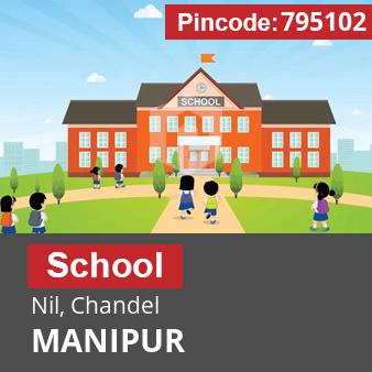 Pincode 795102 School Nil, Chandel, MANIPUR