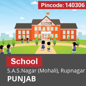 Pincode 140306 School S.A.S.Nagar (Mohali), Rupnagar, PUNJAB