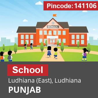 Pincode 141106 School Ludhiana (East), Ludhiana, PUNJAB