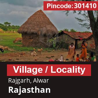 Pincode 301410 Village Rajgarh, Alwar, Rajasthan