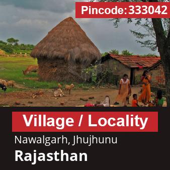 Pincode 333042 Village Nawalgarh, Jhujhunu, Rajasthan