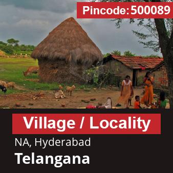 Pincode 500089 Village NA, Hyderabad, Telangana