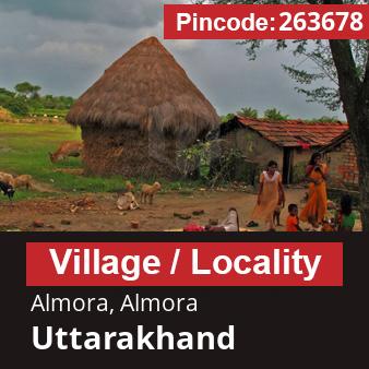 Pincode 263678 Village Almora, Almora, Uttarakhand