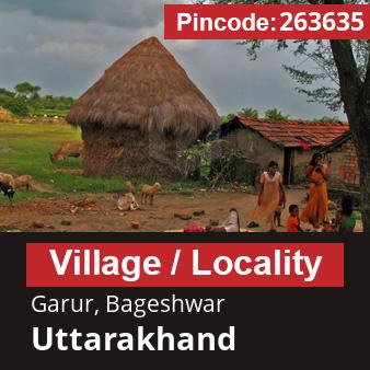 Pincode 263635 Village Garur, Bageshwar, Uttarakhand