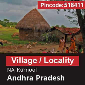 Pincode 518411 Village NA, Kurnool, Andhra Pradesh