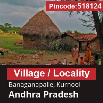 Pincode 518124 Village Banaganapalle, Kurnool, Andhra Pradesh